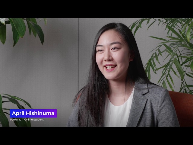 MCIT Online Student Profile - April Hishinuma