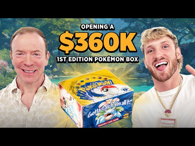 I Break a MONSTER Pokémon Box with Logan Paul