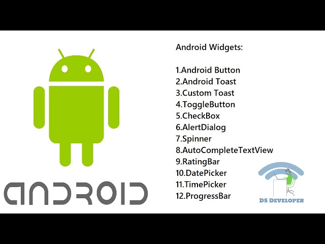 Introduction to Android Widgets in Hindi | Android Tutorial For Beginners 2020