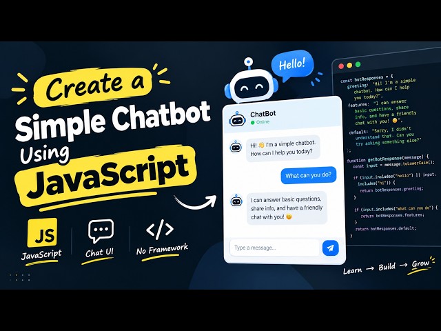 Create a Simple Chatbot Using JavaScript