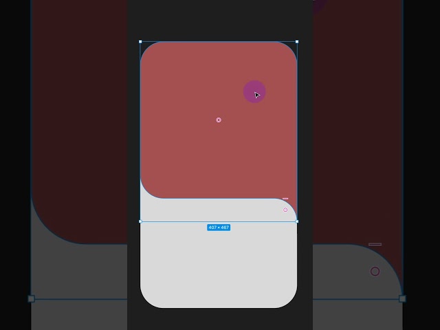 Creating Smooth Curves for Your Figma Card: Step-by-Step Tutorial #shorts #figma