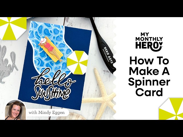 Interactive Spinner Card Tutorial | June 2026 My Monthly Hero