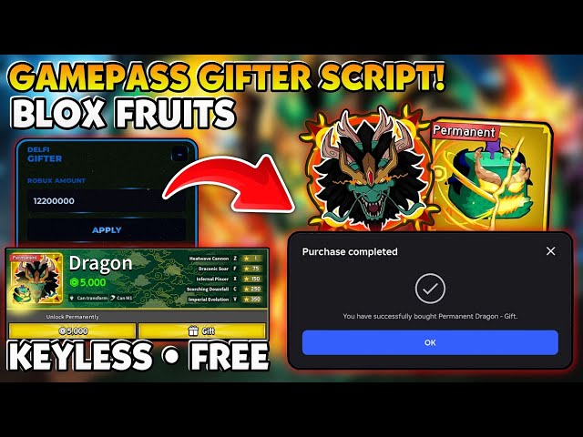 [FIXED🐲] GamePass Gifter Script Blox Fruits Script! 🔥 | NO KEY • UNDETECTED • OVERPOWERED