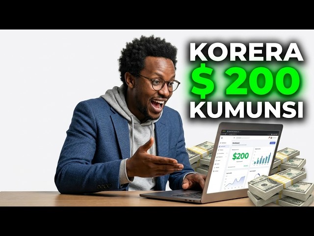 KORESHA AI UKORERE $200 mu masaha 3 😱| Website Icuruza Inkweto