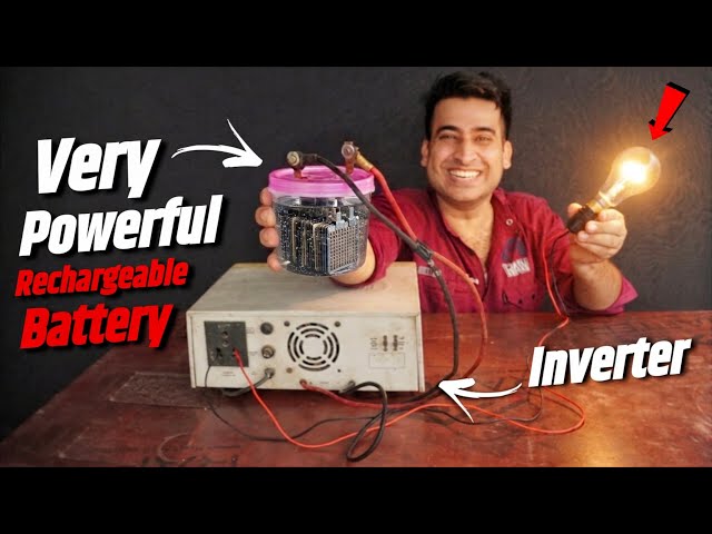 अब अपने घर की Battery खुद बनाओ 🤑 - How To Make Rechargeable Battery At Home