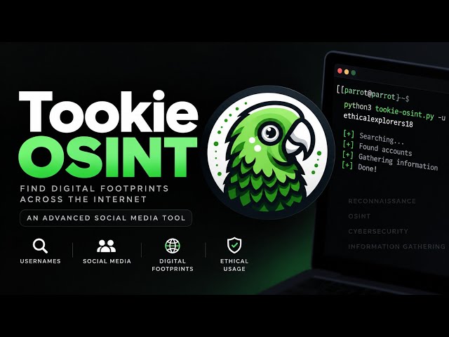 Tookie OSINT Tutorial: Find Digital Footprints & Usernames | OSINT Tool for Linux