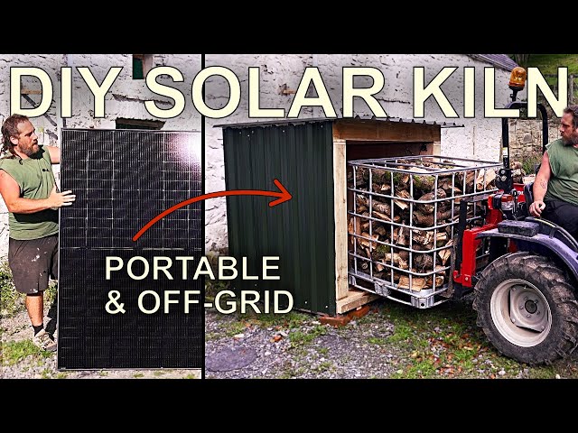 Building a DIY Firewood Kiln: Solar-Powered Small Scale Portable Off-Grid System