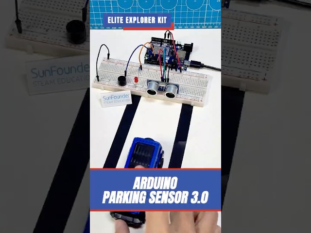 Build a Mini Parking Sensor with Arduino! 🚗📡#arduino  #arduinoprojects #ultrasonicsensor