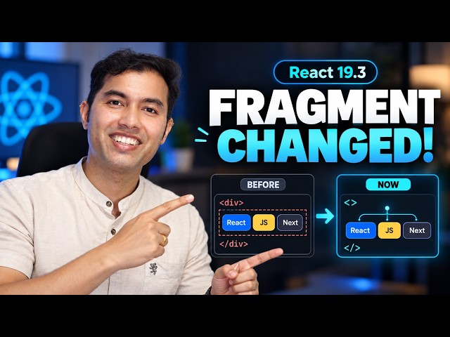 React Fragment Just Changed in React 19.3 🔥 | Fragment Refs Explained