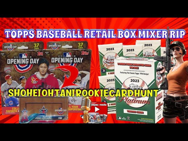 TOPPS MIXER RETAIL BOX BREAK VIDEO | SHOHEI HUNT IS ON | SP ON-CARD AUTO | SSPEC MEDIA CARD BREAKS