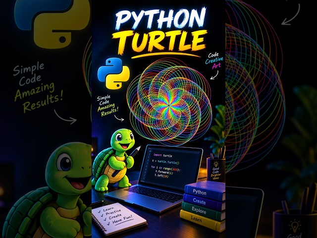 Python Turtle: Turn Code into Creative Art 🎨