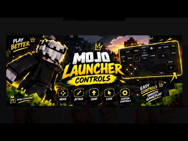 Best Control For pojav louncher / mojo launcher 👑