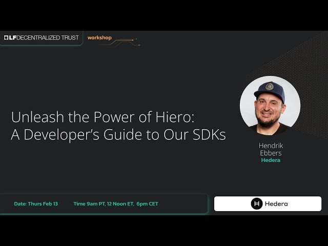 Unleash the Power of Hiero: A Developer’s Guide to Our SDKs