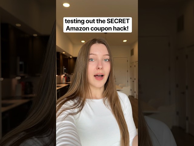 testing out the SECRET Amazon coupon hack! 😳✨