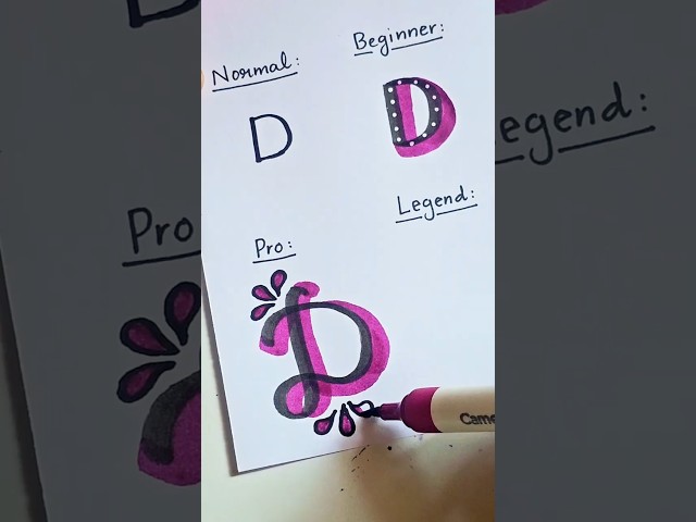 🌷Beautiful Handlettering #yt #handwriting #drawing #art #shorts #viral #trending