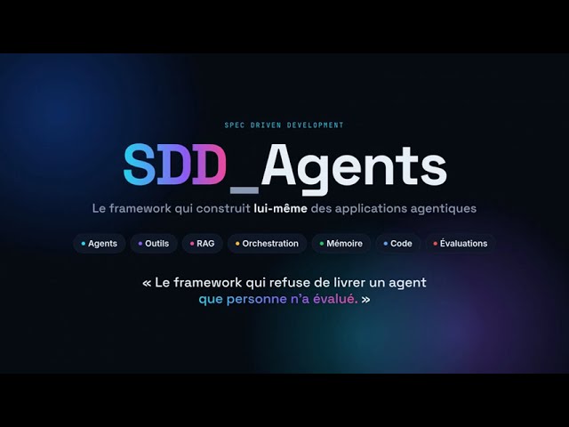SDD-Agents: Spec-Driven Development for Agentic Apps