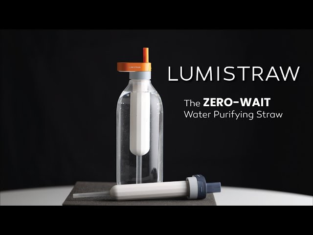 LUMISTRAW | Instant Water Purification now Simple as a Sip