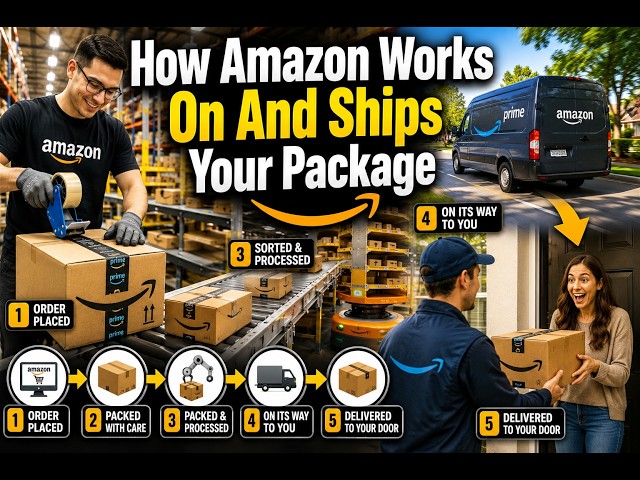 How Amazon Works On And Ships Your Package