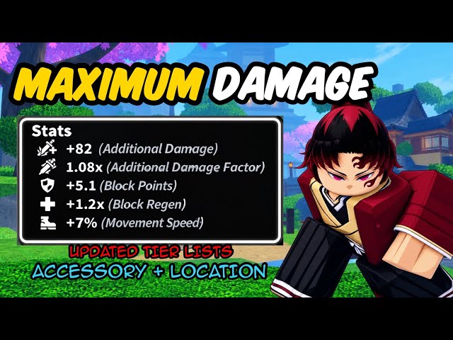 UPDATED BEST ACCESSORY FOR HIGH DAMAGE! NEW DPS BUILD | Project Slayers 2