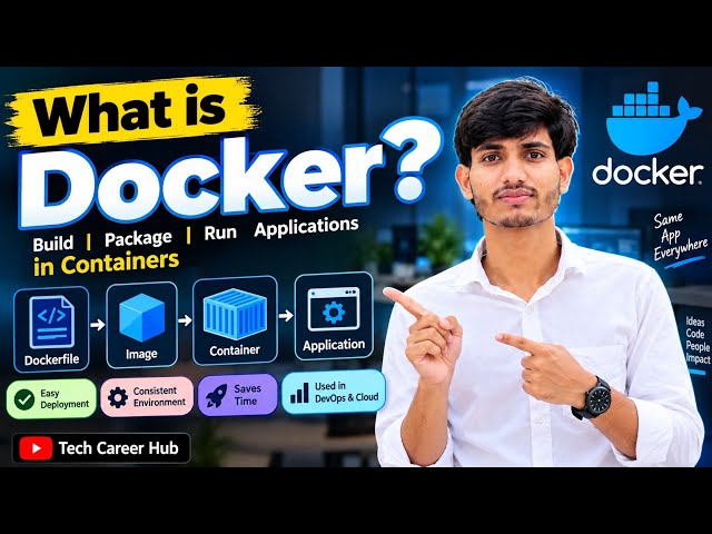 What is Docker? 🐳 | Docker Explained for Beginners | Easy Guide