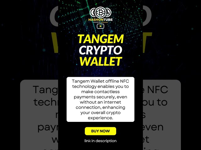 Discover the Future of Payments with Tangem Wallet's Offline NFC Technology