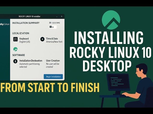 How to Install Rocky Linux 10 Desktop From Start To Finish + Basic Configurations [2025]