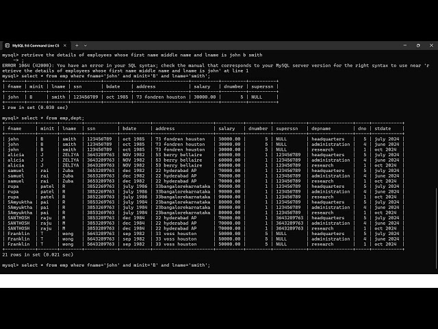 DBMS Queries-1