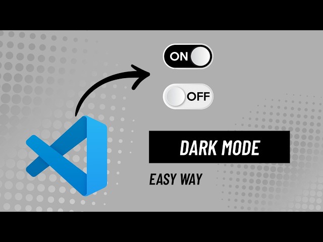 How to Enable Change Themes in VS code
