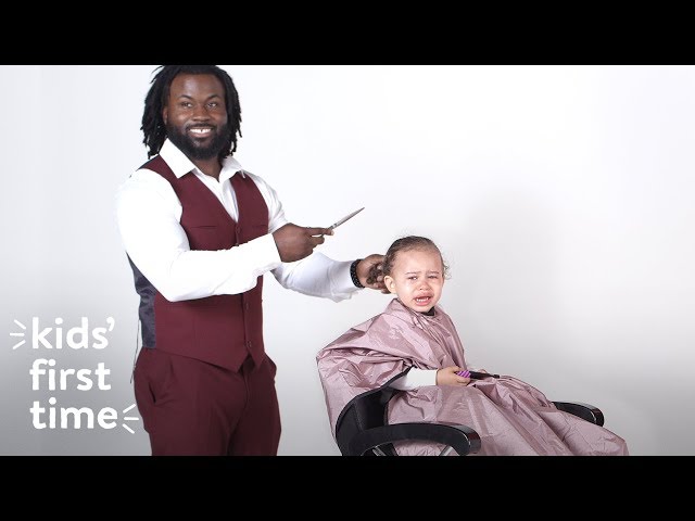 Kids Experience Their First Haircut | Kid's First Time | HiHo Kids