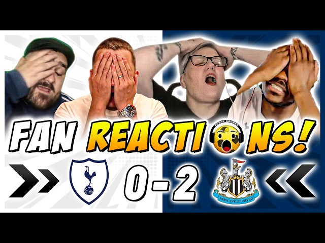 Spurs Fans GUTTED 🤣 & Rivals Reactions to Tottenham 0-2 Newcastle | Premier League Fan Reactions