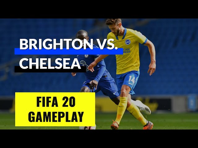 FIFA 20 Gameplay | Brighton vs Chelsea (Silva, Chilwell, Ziyech, Havertz, Werner debut)