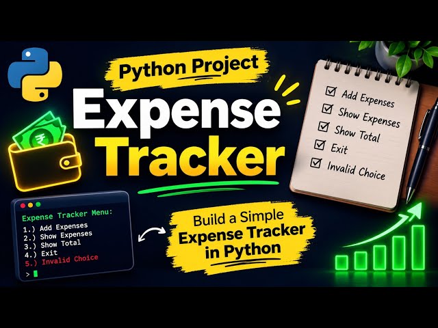 Build Your Own Expense Tracker in Python !...