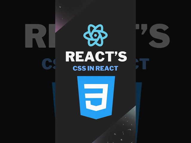 🎨 Why React Projects Have TWO CSS Files 🤯 #reactjs #webdevelopment