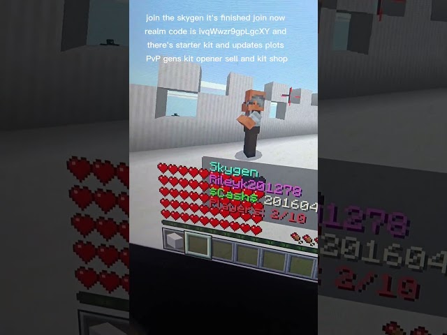 #minecraft #skygen #realm