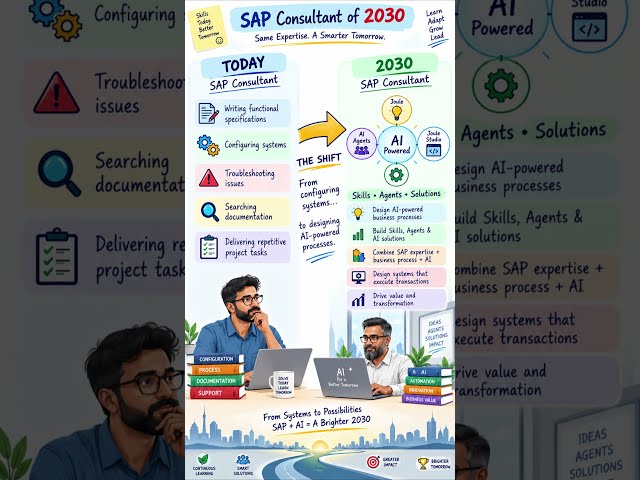 “What will the SAP Consultant of 2030 look like?  #sap #education #motivation #saparibatraining