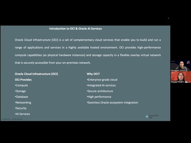 May 2026 Oracle ACE Live: Beyond Low-Code - Bringing Intelligence into Oracle APEX Applications