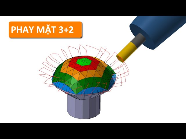 Mẹo vặt Mastercam - Phay nhiều mặt kiểu 3+2 với đường dao Multiaxis Project Curve