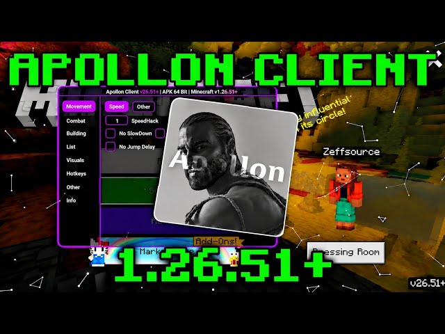 ⚡ Apollon Client 1.26.51.1+ for MCPE/Bedrock | (Try Now!)