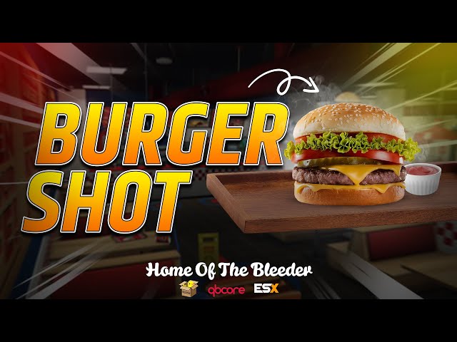 FiveM Burgershot Job | Restaurant Script 2025 | QBCore ESX QBox | Showcase Video