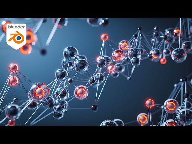 Geometry Nodes Organic Plexus Animation (Blender Tutorial)
