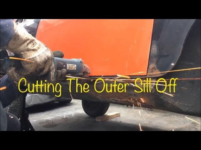 Classic Mini Clubman Budget Restoration - Outer Sill Removal