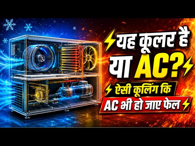 AC Se Bhi Powerful Cooling? 😱 | Ye Cooler Nahi Engineering Ka Kamaal Hai