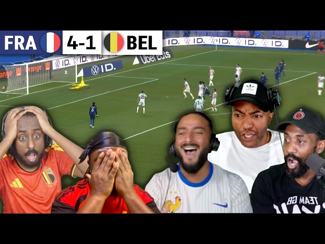 BELGIUM FANS MELTDOWN 🤬 FRANCE FANS CELEBRATE After 4-1 STADE DE FRANCE THRILLER!