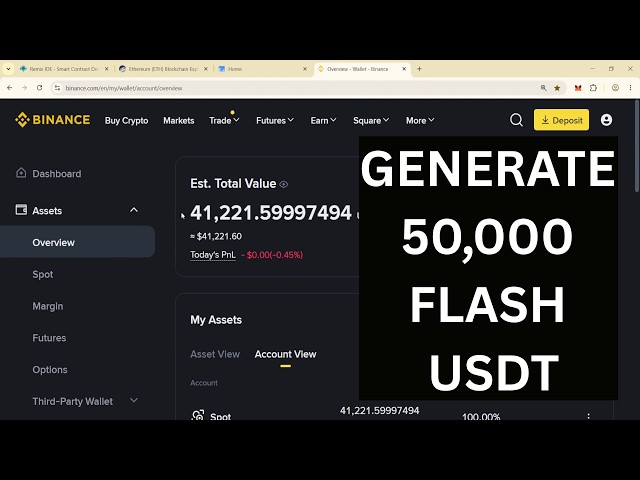 How to Generate 50,000 Flash USDT – TRC20 Flash USDT