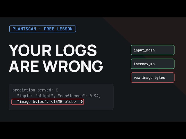 What to Log From Every ML Prediction (And What to Leave Out)