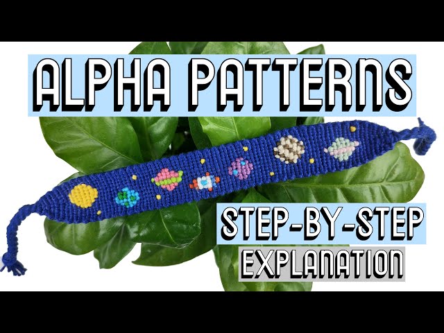 HOW TO READ ALPHA PATTERNS [CC] || Friendship Bracelets
