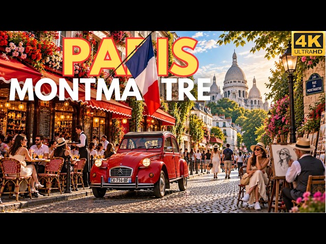 26 September 2026 🇫🇷 Montmartre in Autumn 🍂 Paris Walking Tour It | 4K 60FPS