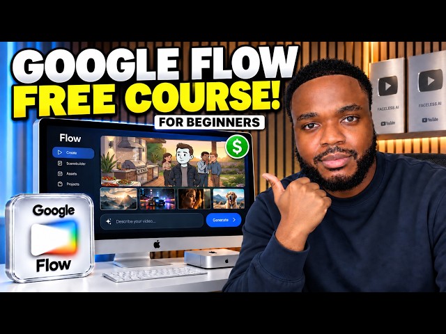 Google Flow Can Make Faceless Videos FAST | Complete Beginners Tutorial