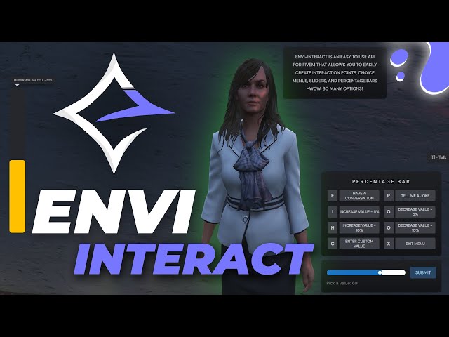 Envi-Interact - [FREE] - An Open Source NPC Interactions and Menu System - [FiveM Script]
