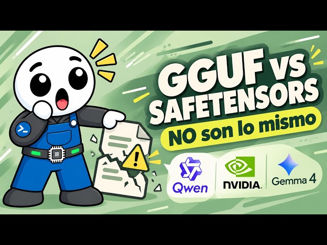 ¿Qué son GGUF, Safetensors y Q4_K_M? Estás comparando cosas diferentes !!